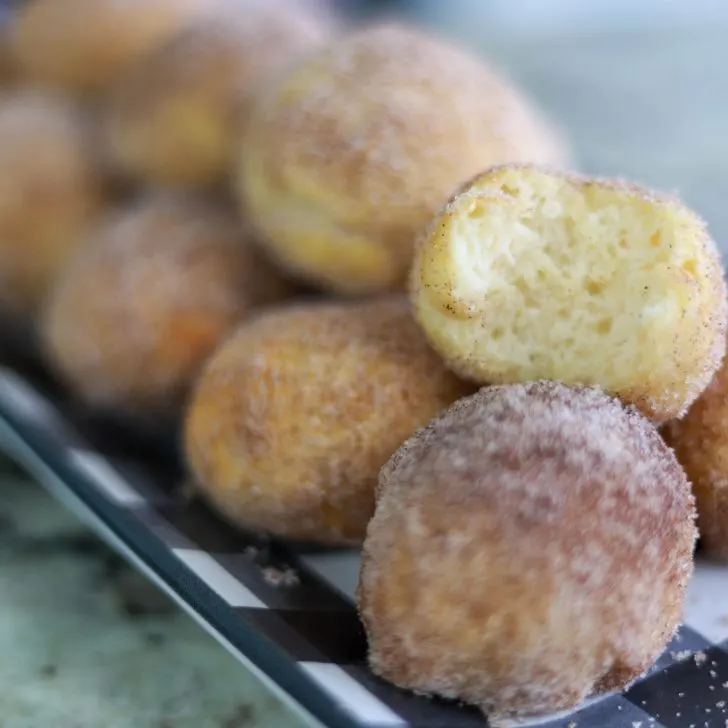 light and fluffy sourdough discard donuts