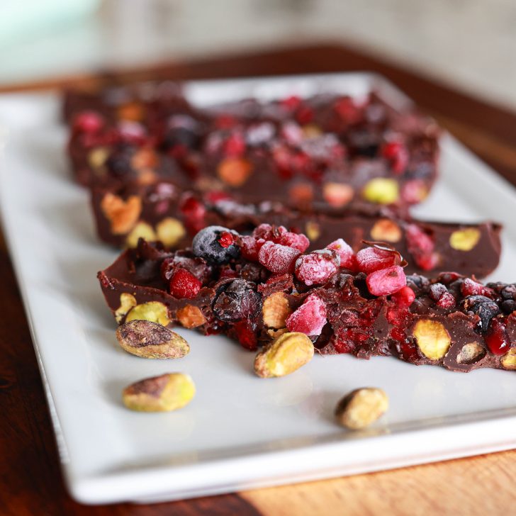 dark chocolate berry bars