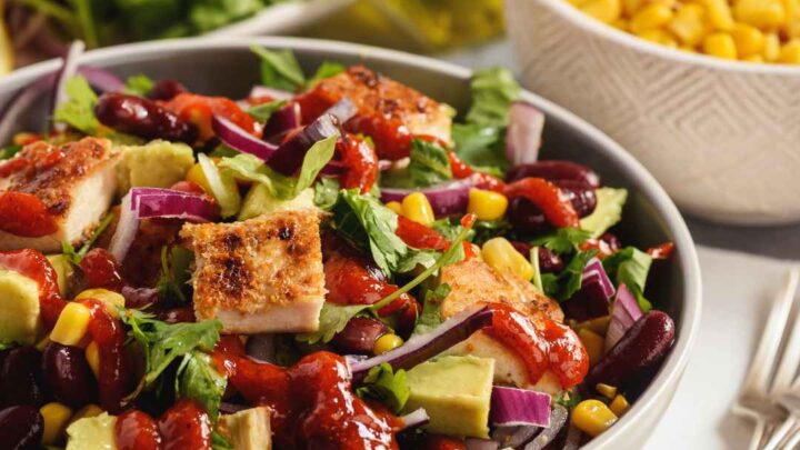 Grilled Chicken Corn Black Bean Salad