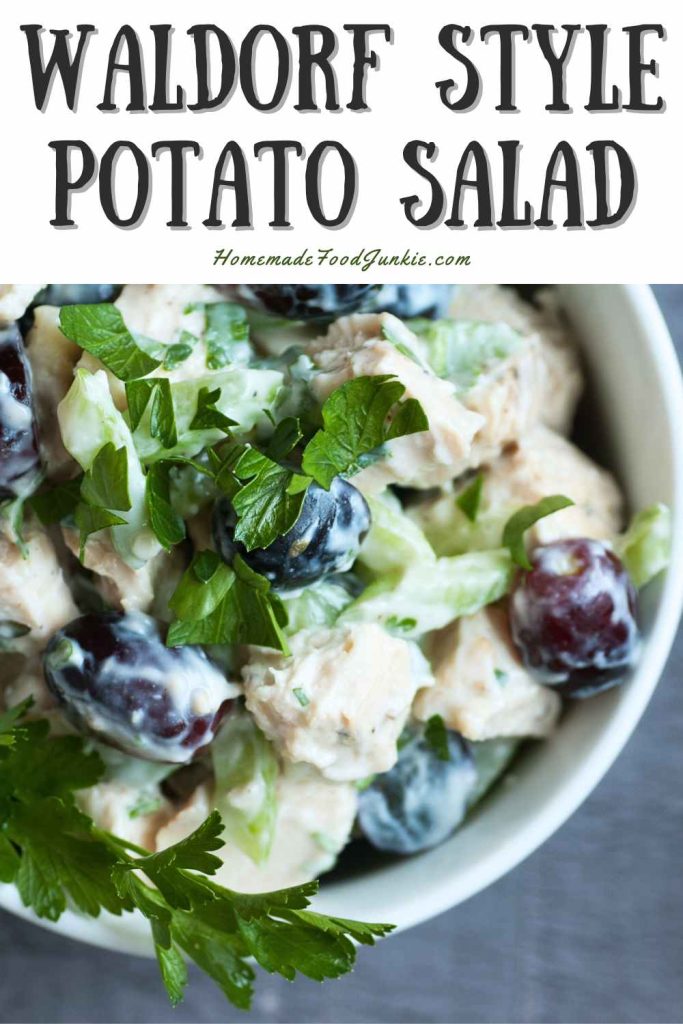 Delicious Potato Salad with Grapes | Homemade Food Junkie