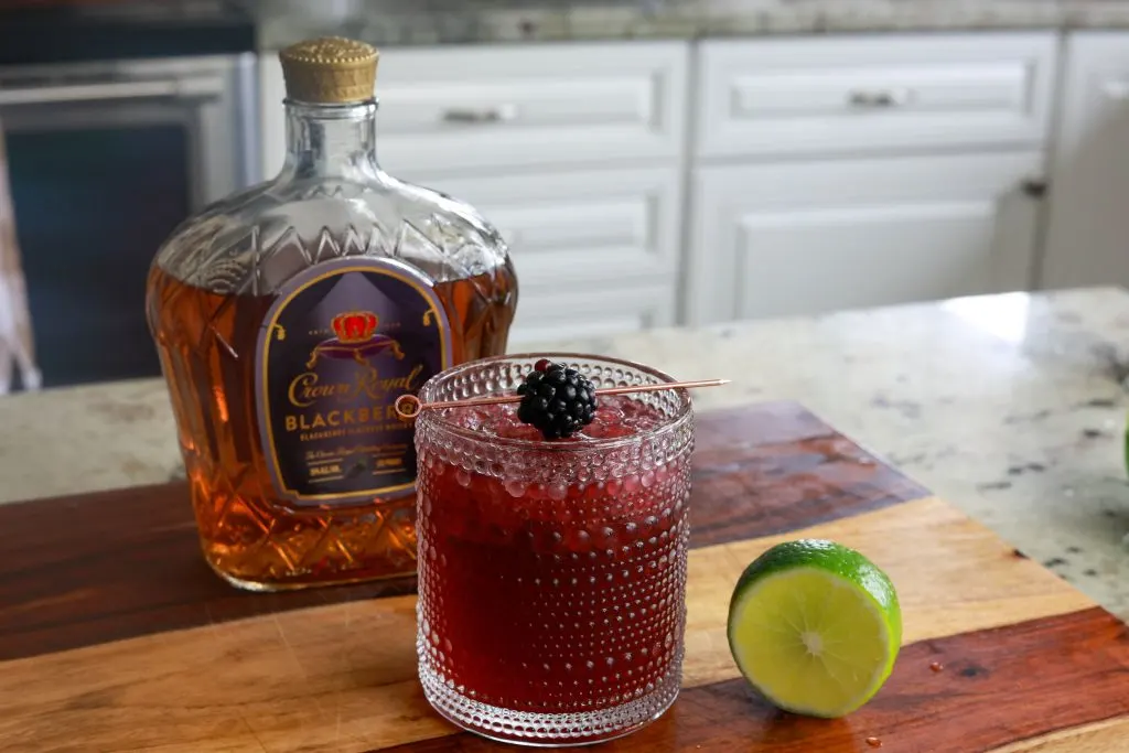 Crown Royal Blackberry In A Blackberry Vanilla Cream Cocktail