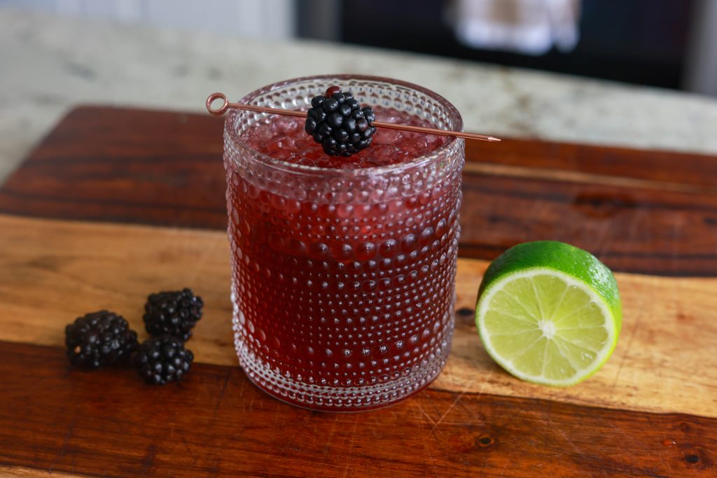 Blackberry Vanilla Cream Cocktail