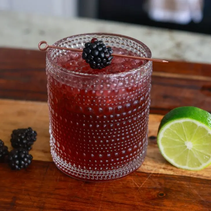 Blackberry Vanilla Cream Cocktail