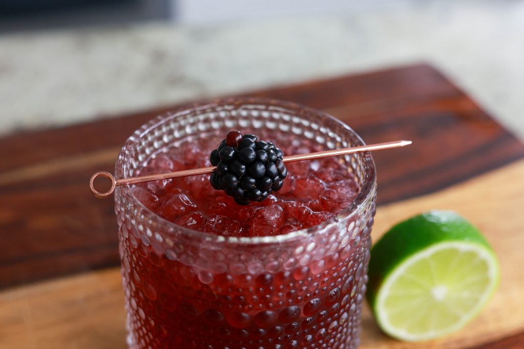 Blackberry Vanilla Cream Cocktail