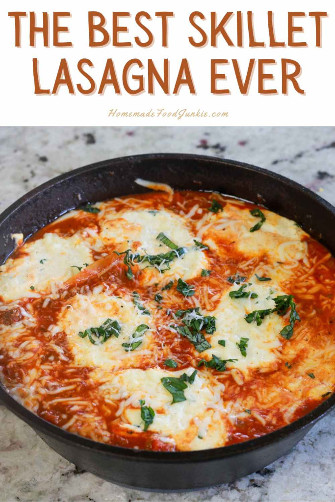 Best Skillet Lasagna