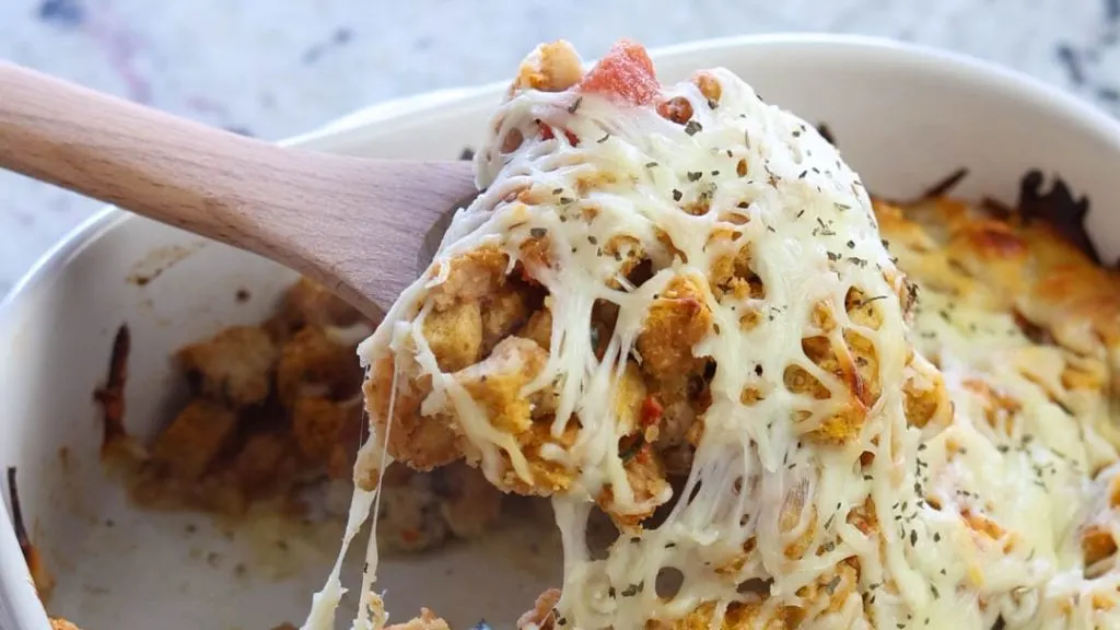 Tasty Chicken Bruschetta Casserole 1 Chicken Bruschetta Casserole