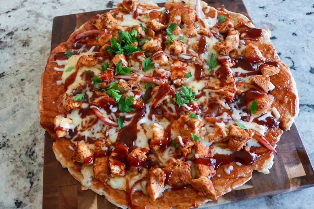 Barbeque Chicken Pizza On The Blackstone