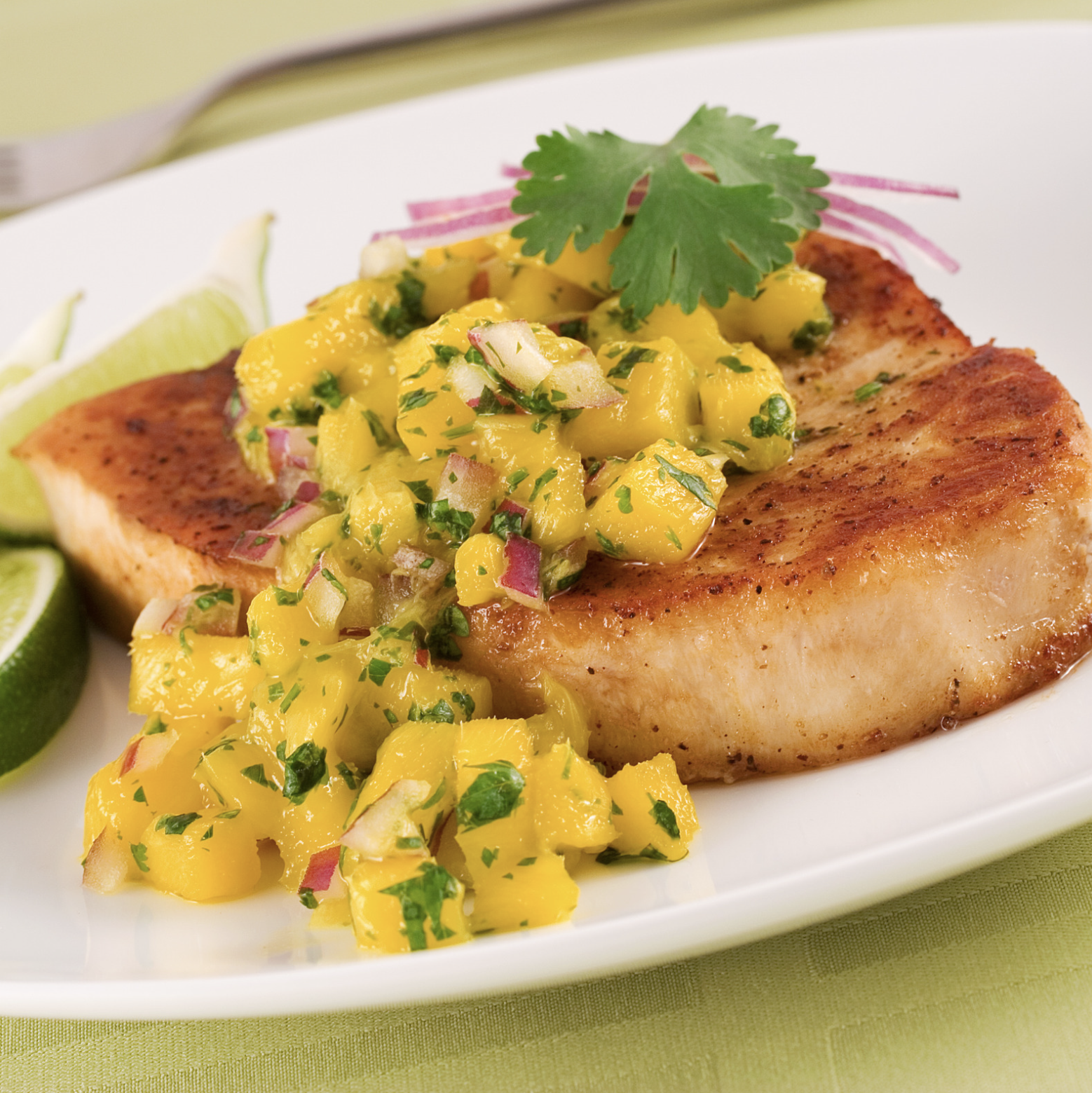 Peach Mango Grilled Chicken