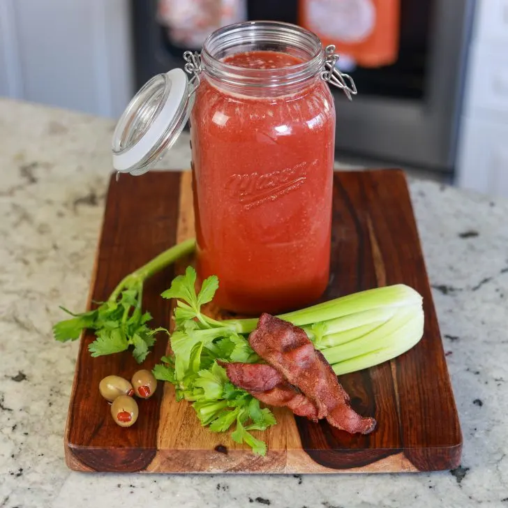 Large batch bloody mary mix