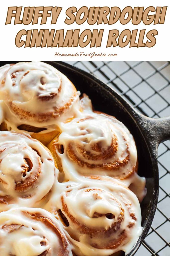 Fluffy Sourdough Cinnamon Rolls