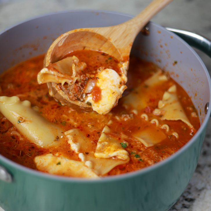 Cheesy Lasagna Soup