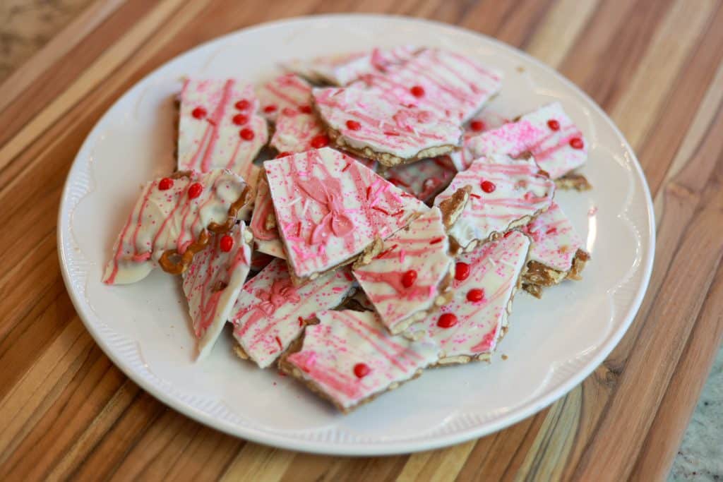 Valentine Toffee Bark