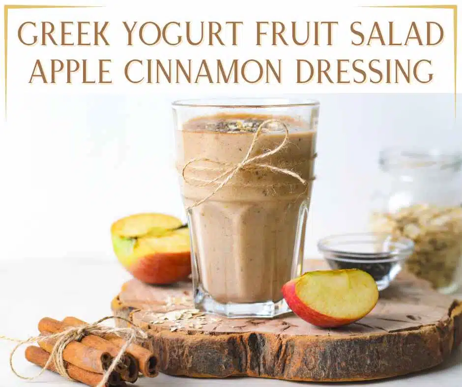 Greek Yogurt Cinnamon Dressing 1 greek yogurt dressing