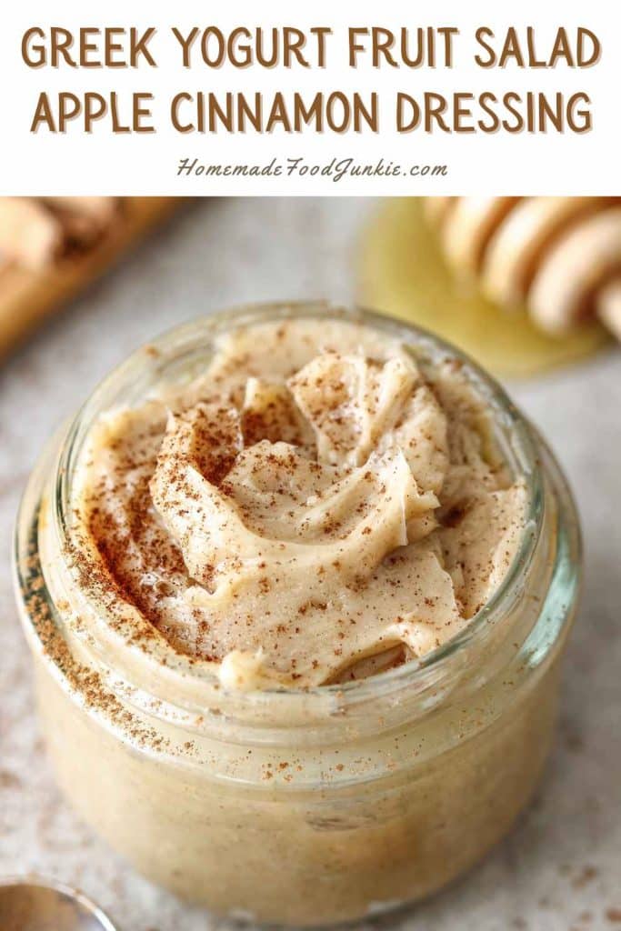 Greek Yogurt Cinnamon Dressing | Homemade Food Junkie