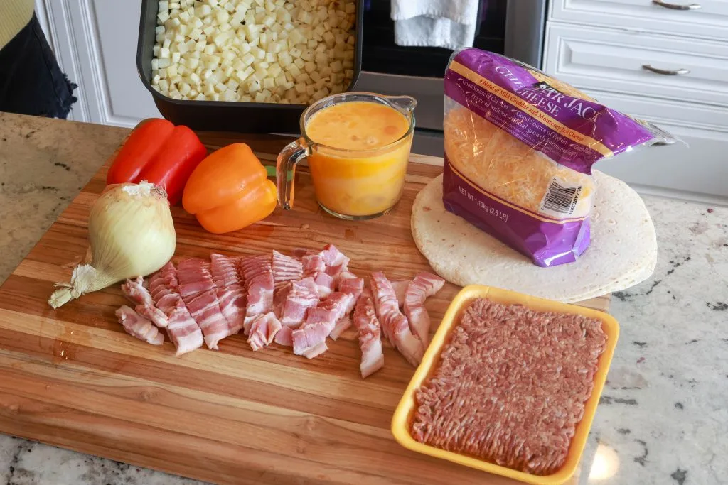Make-Ahead Camping Breakfast Burritos: Easy, Freezer-Friendly Recipe 2 Ingredients For Make Ahead Camping Breakfast Burritos