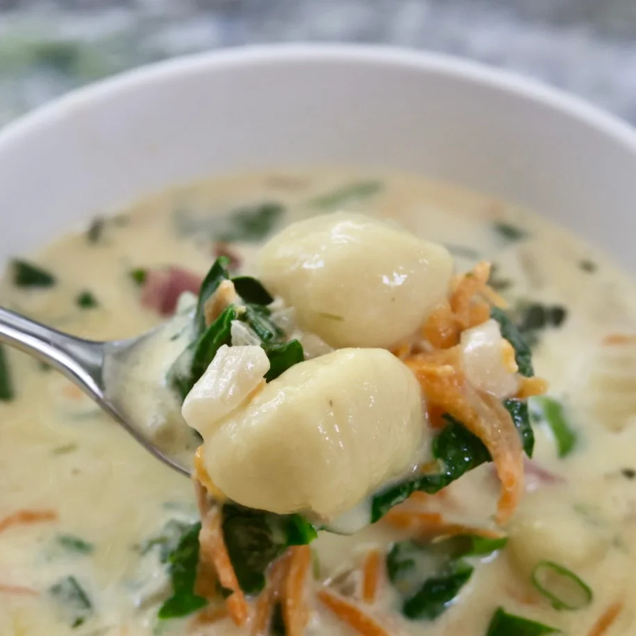 Cozy Cheddar Bacon Gnocchi Soup Recipe 1 Cozy Cheddar Bacon Gnocchi Soup Recipe