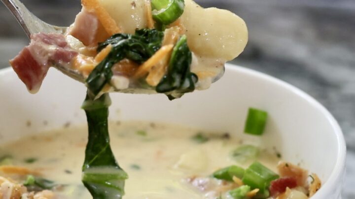 Cozy Cheddar Bacon Gnocchi Soup Recipe