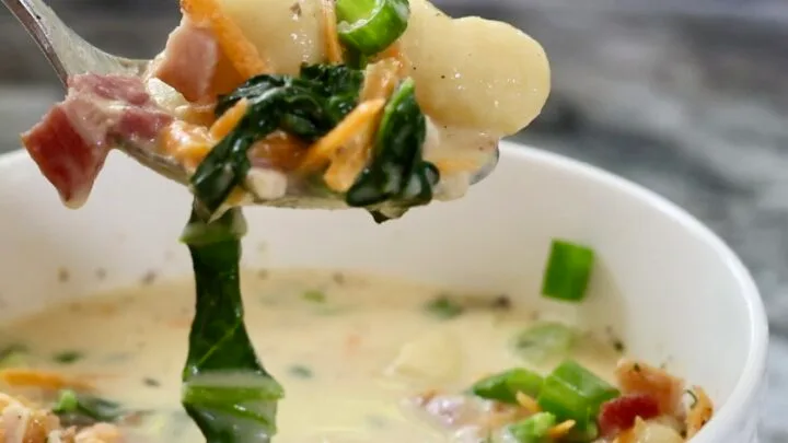 Cozy Cheddar Bacon Gnocchi Soup Recipe