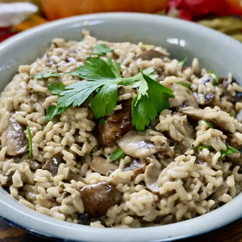 Creamy Mushroom Risotto Recipe 1 Mushroom Risotto Recipe