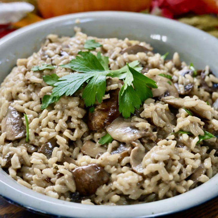 mushroom risotto recipe