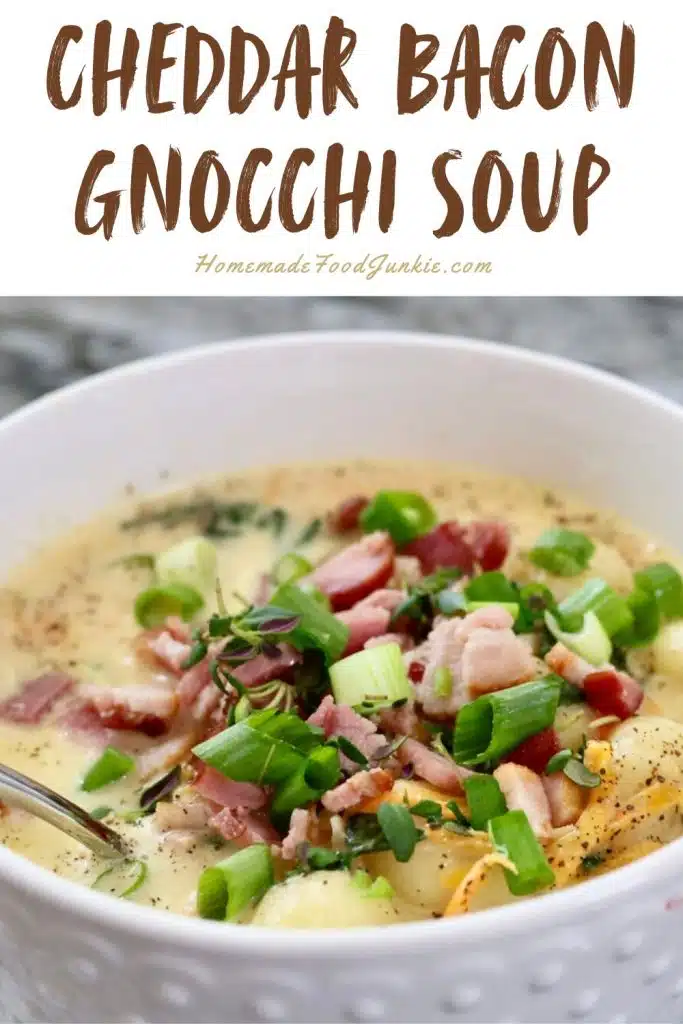 Cozy Cheddar Bacon Gnocchi Soup Recipe 6 Cheddar Bacon Gnocchi Soup