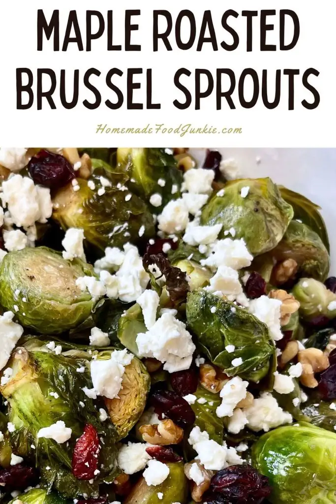 Maple Roasted Brussel Sprouts