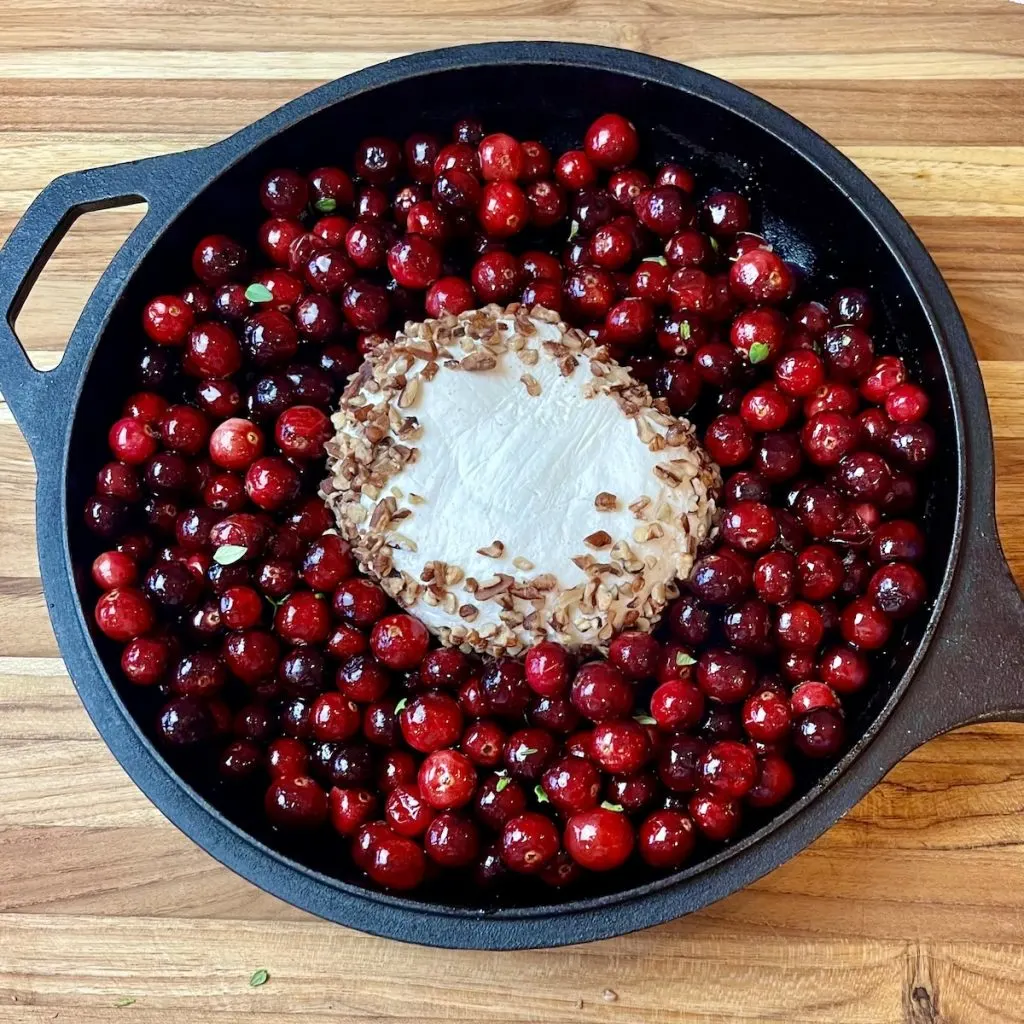 Simple Baked Goat Cheese Roasted Cranberry Appetizer 2 Baked Goat Cheese Roasted Cranberry Appetizer