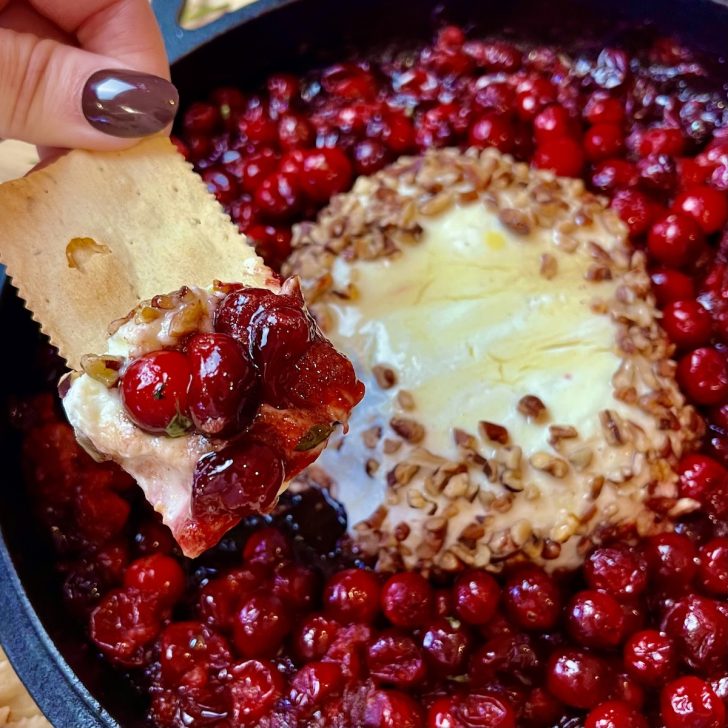 baked Goat cheese roasted cranberry