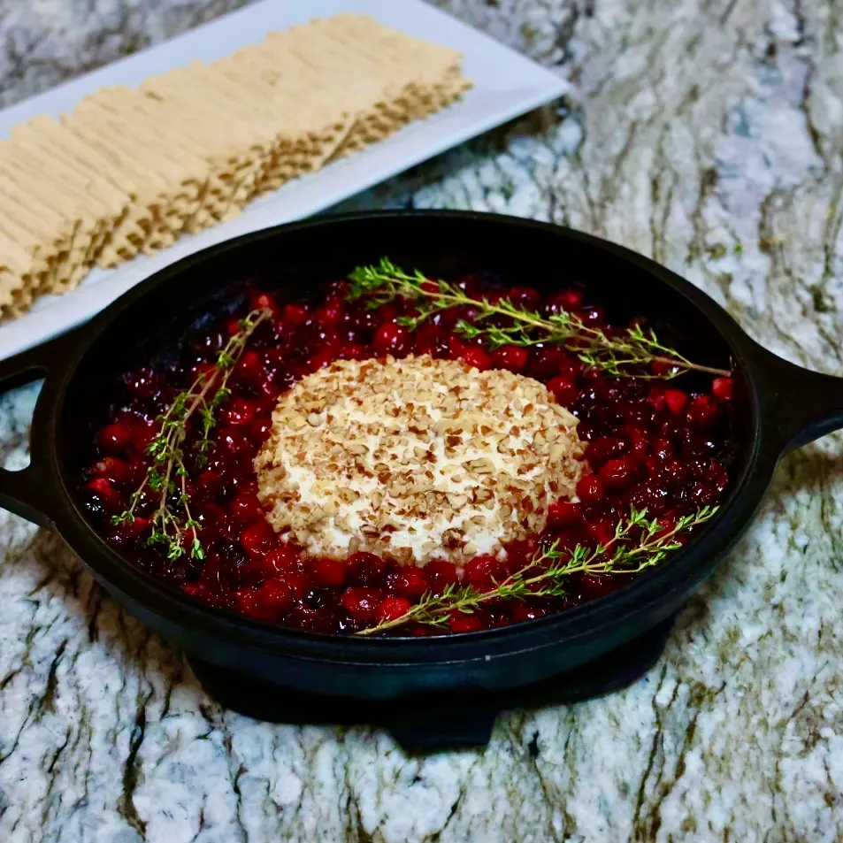 Simple Baked Goat Cheese Roasted Cranberry Appetizer 3 Baked Goat Cheese Roasted Cranberry Appetizer