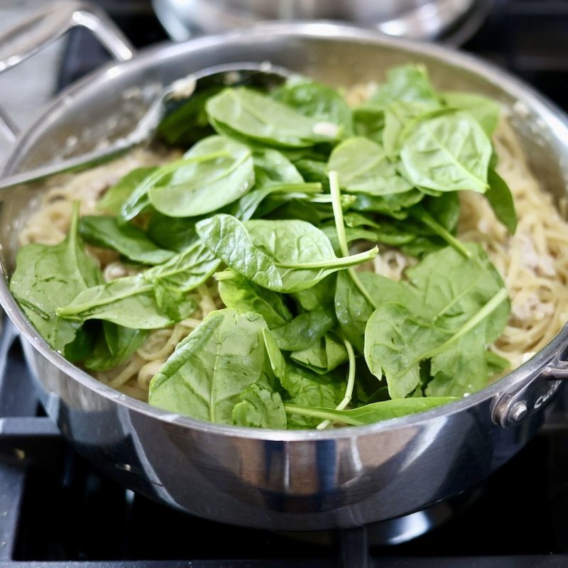 Creamy Lemon Parmesan Chicken Pasta&Ndash; Easy 30 Minute Dinner Recipe 6 Spinach Goes In Last