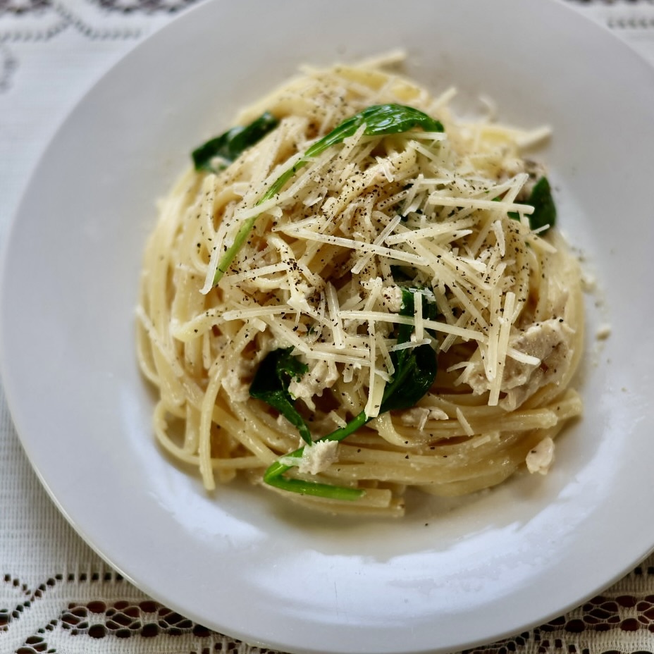 Creamy Lemon Parmesan  Chicken Pasta