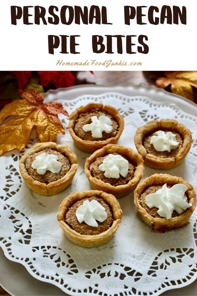 Personal Pecan Pie Bites