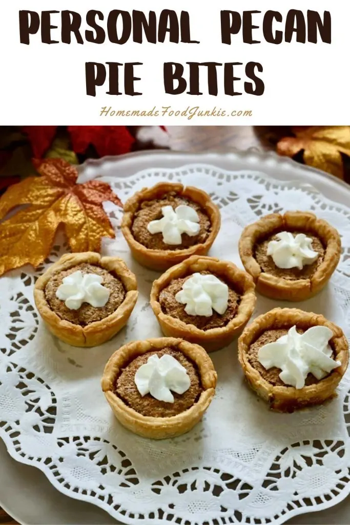 Personal Pecan Pie Bites