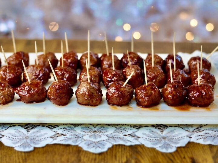 Sizzling Hot Honey Cranberry Meatballs | Homemade Food Junkie