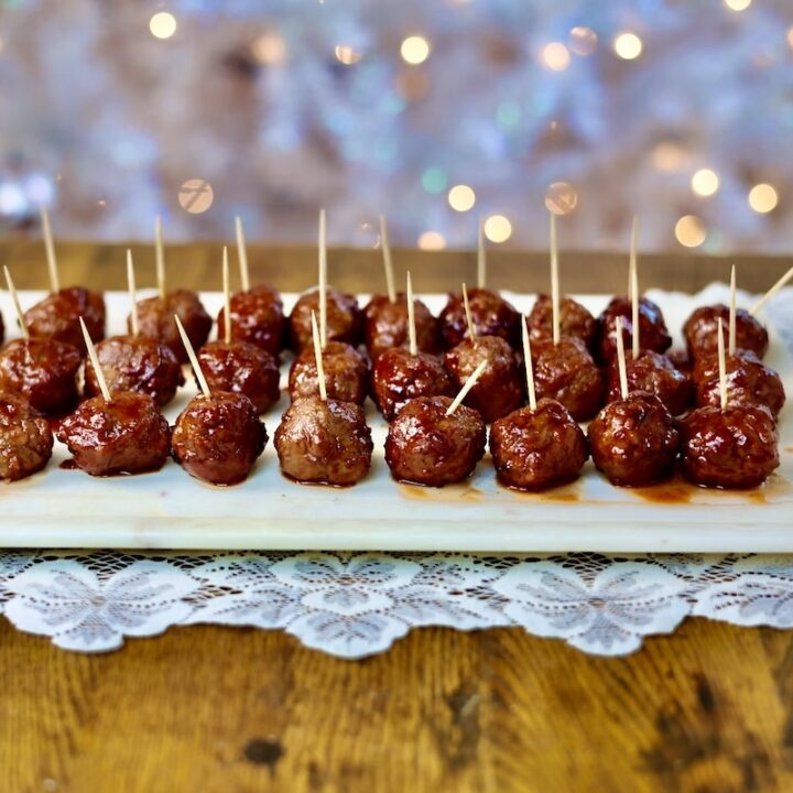 Sizzling Hot Honey Cranberry Meatballs | Homemade Food Junkie