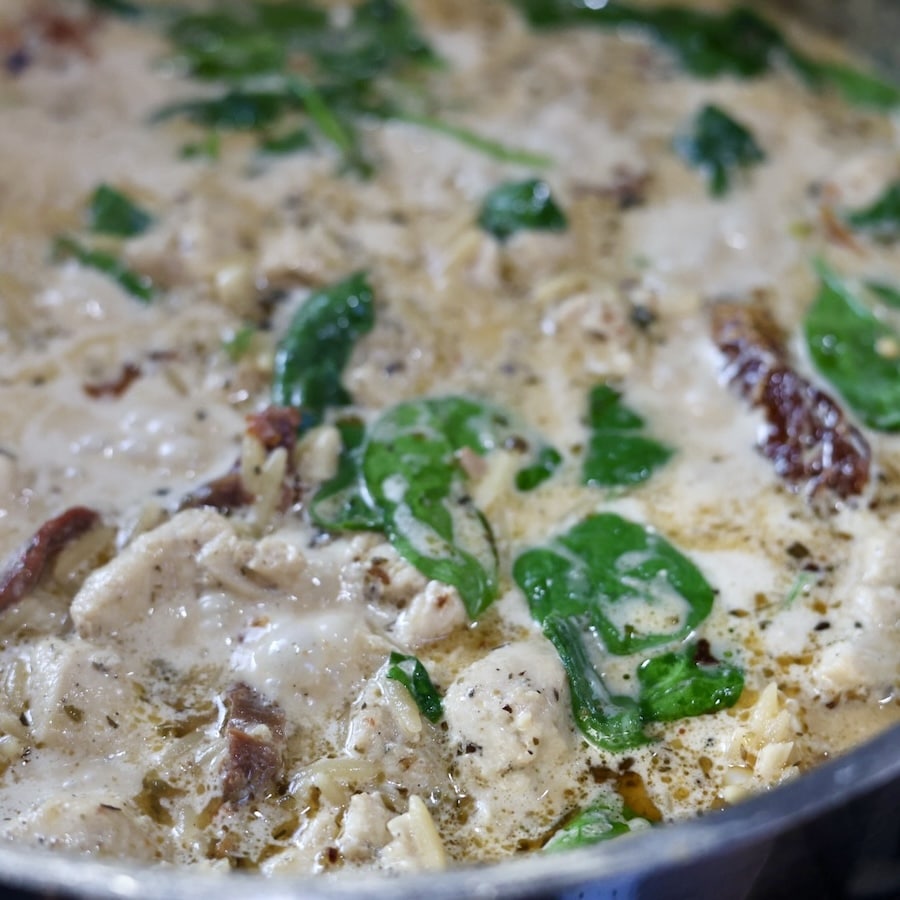 Marry Me Chicken Orzo Skillet Dinner 5 marry me chicken in a skillet
