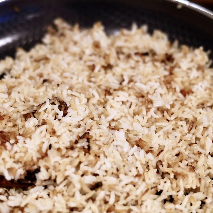 Crispy Rice Veggie Bowl & Peanut Sauce 4 perfect crispy rice