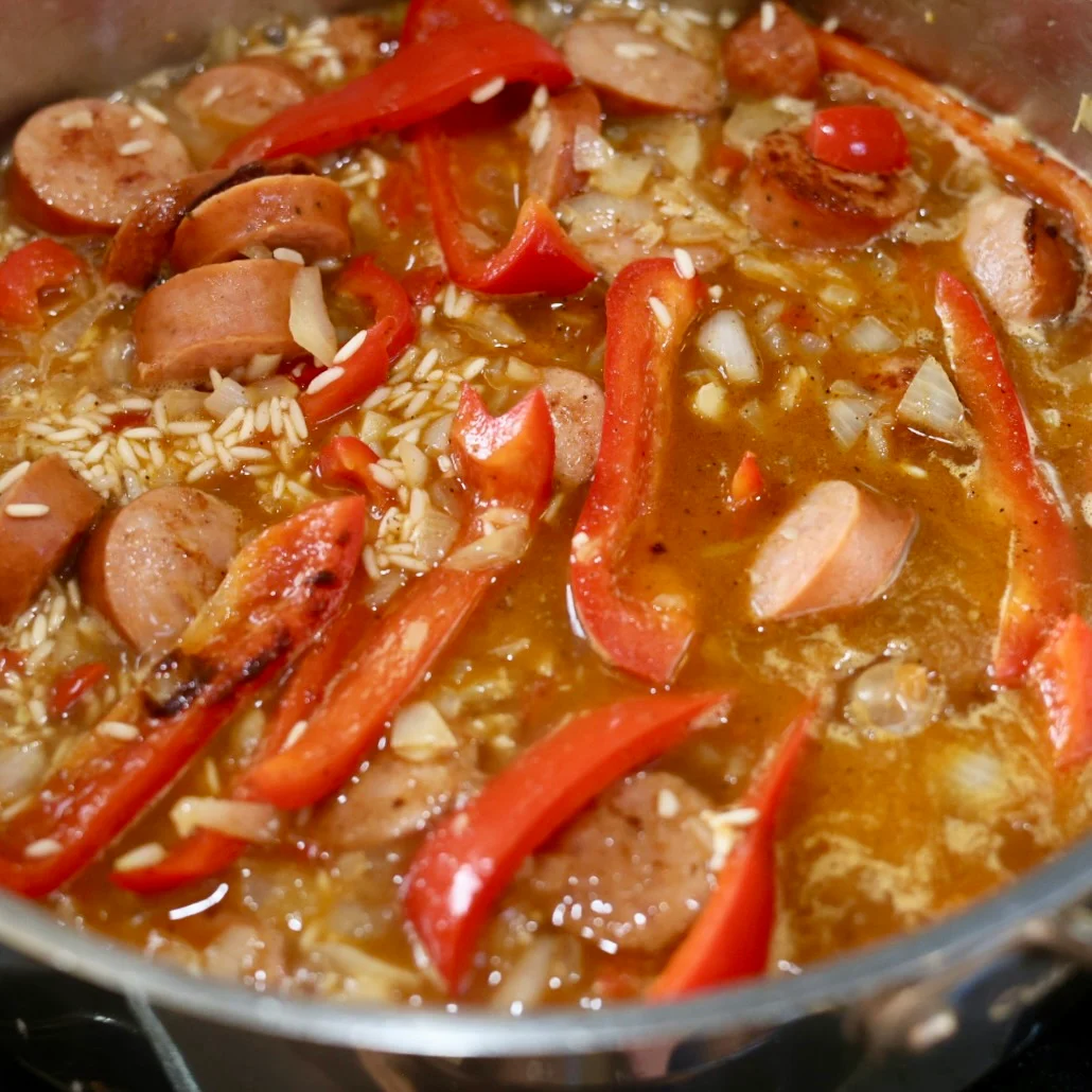 Creamy Cajun Sausage Rice Skillet Meal 9 creamy cajun sausage rice skillet dinner
