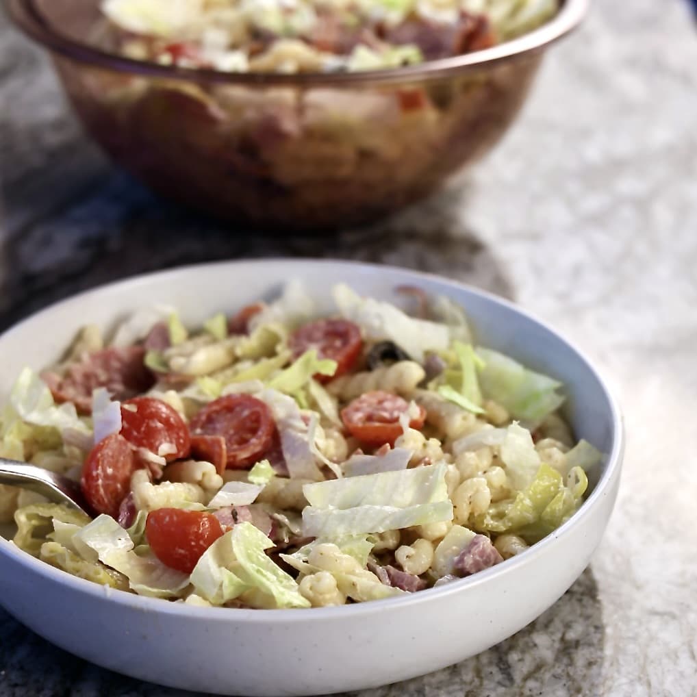Creamy Italian Grinder Pasta Salad 26 Italian grinder salad