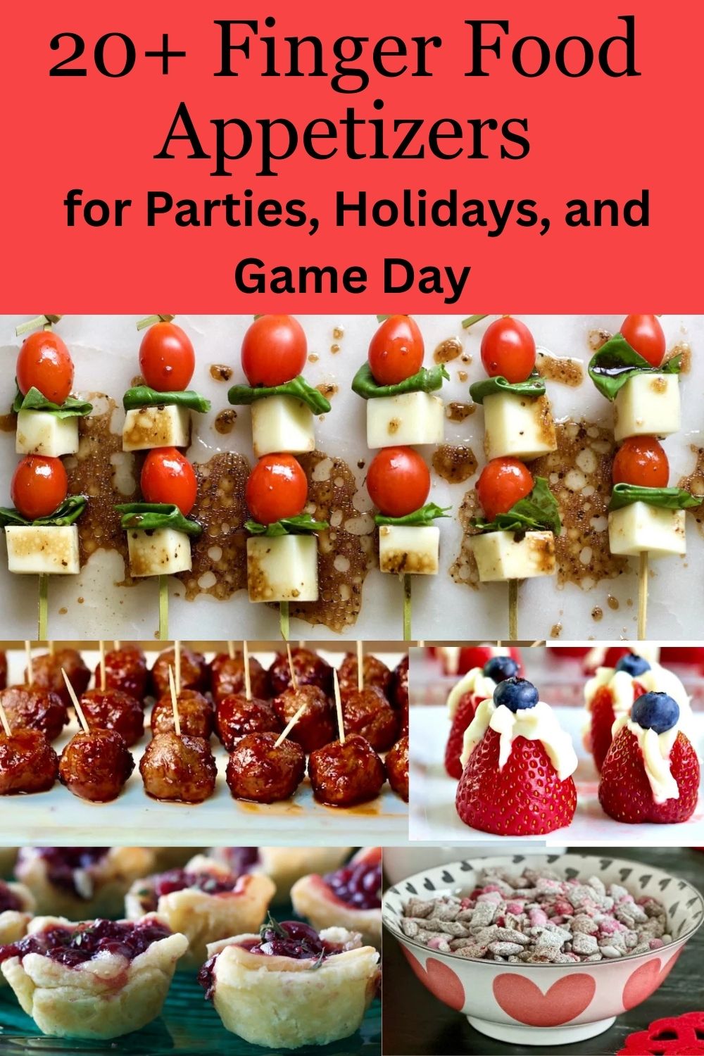 Finger Food Appetizers for Parties, Holidays, and Game Day | Homemade ...