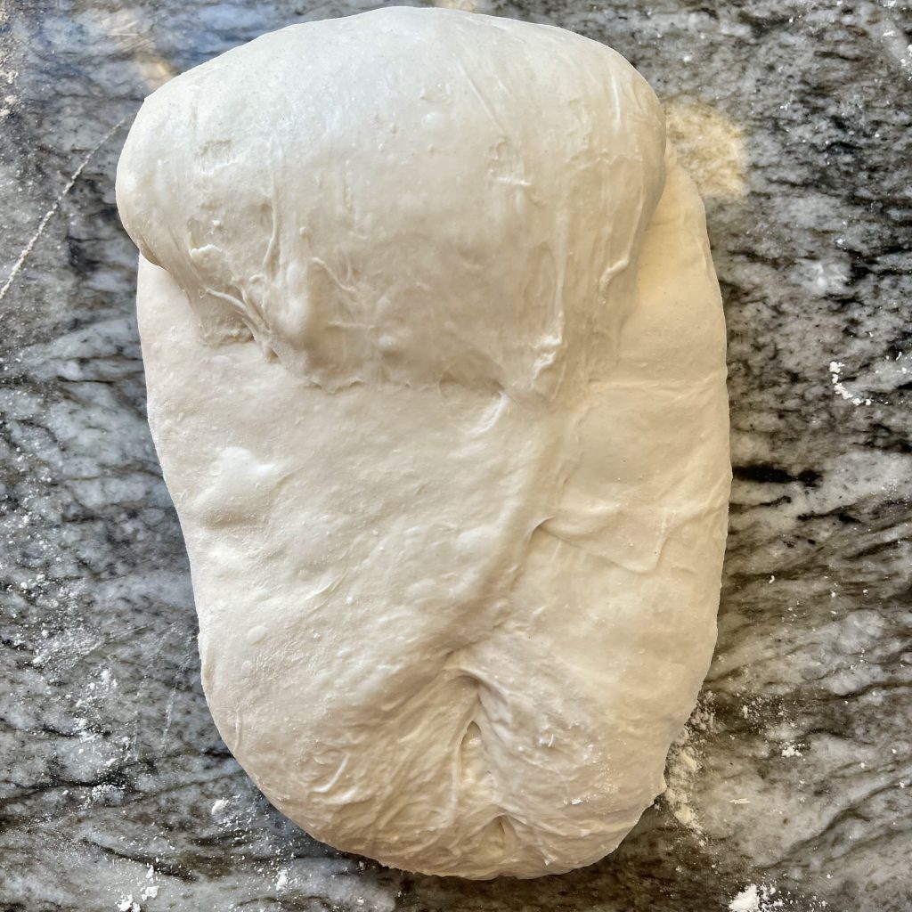 How to Shape Sourdough Bread (Build Tension for Better Oven Spring and Crumb) 8 roll end to middle