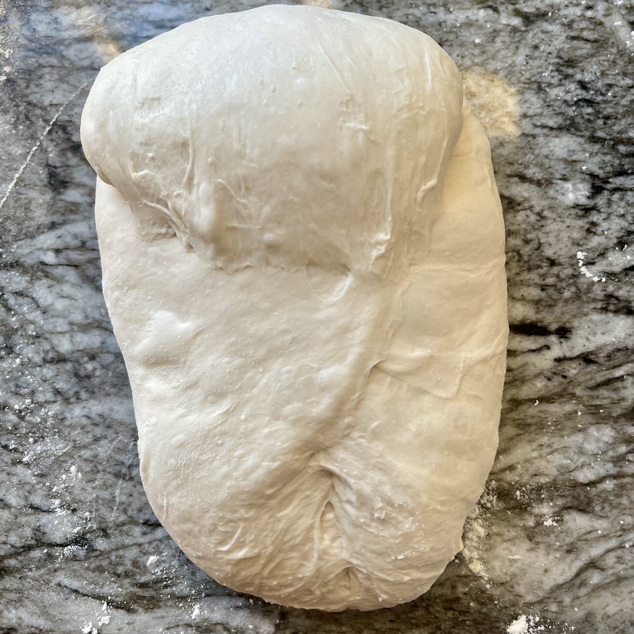 Beginner Artisan Sourdough Bread Recipe 27 roll end to middle