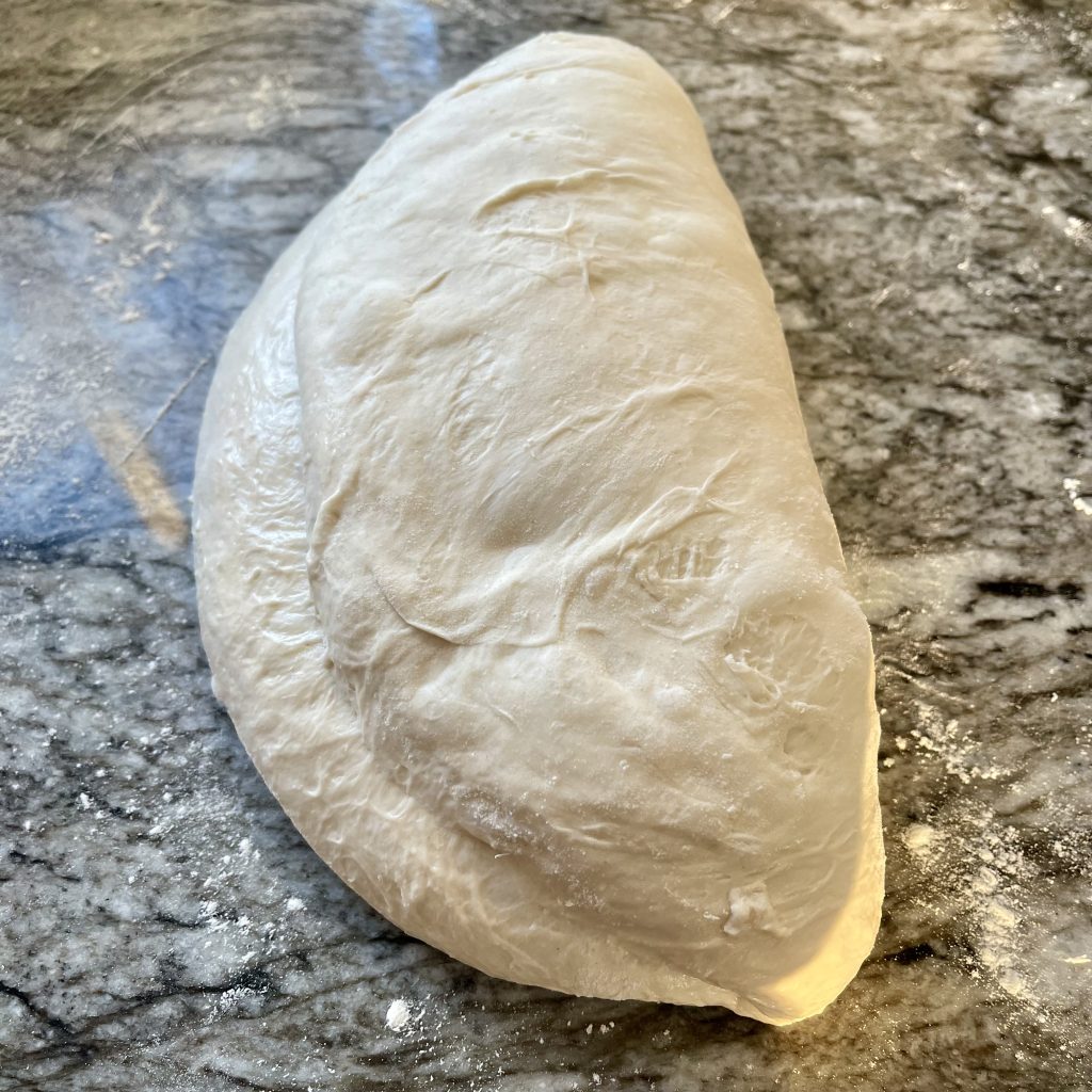 How to Shape Sourdough Bread (Build Tension for Better Oven Spring and Crumb) 6 fold sides of square to center
