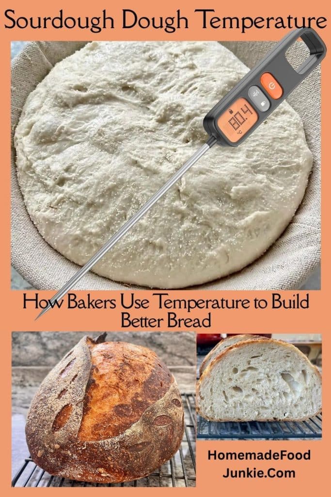 Sourdough Dough Temperature: How Bakers Use Temperature to Build Better Bread 8 sourdough dough temperature pin image