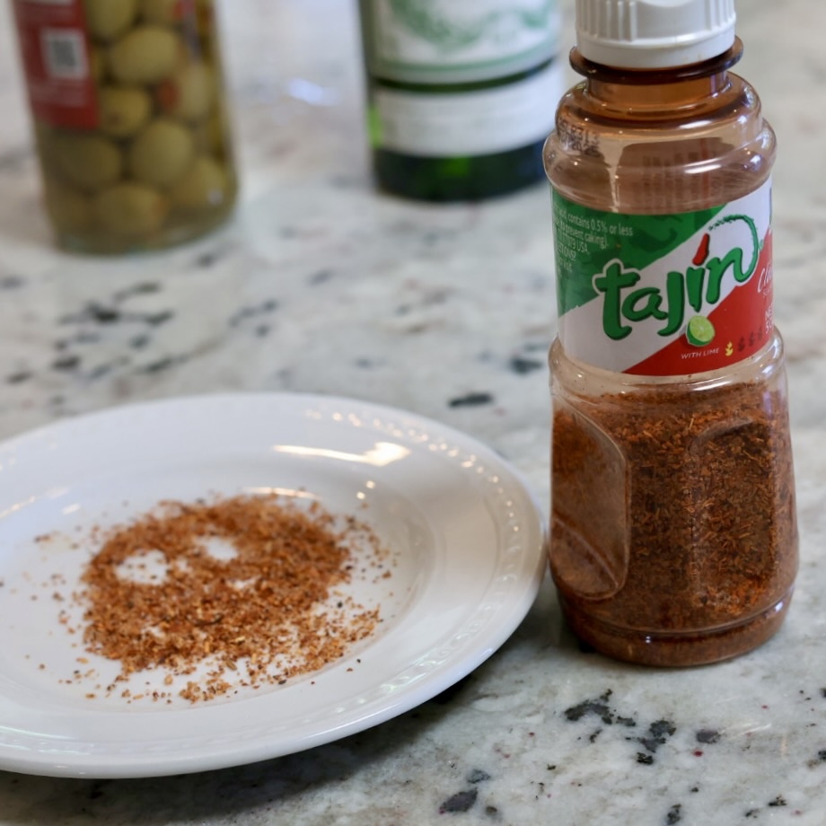 Absolut Tabasco Vodka Martini (Spicy Pickle Martini Recipe) 9 tajin spice