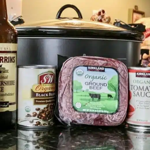 Crockpot hamburger soup ingredients