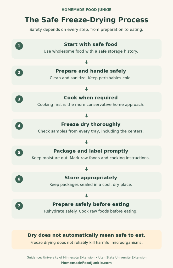 Freeze Drying Food Safety: How to Preserve Food Safely at Home 5 safe freeze drying process